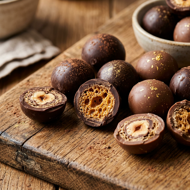 Drageados de chocolate